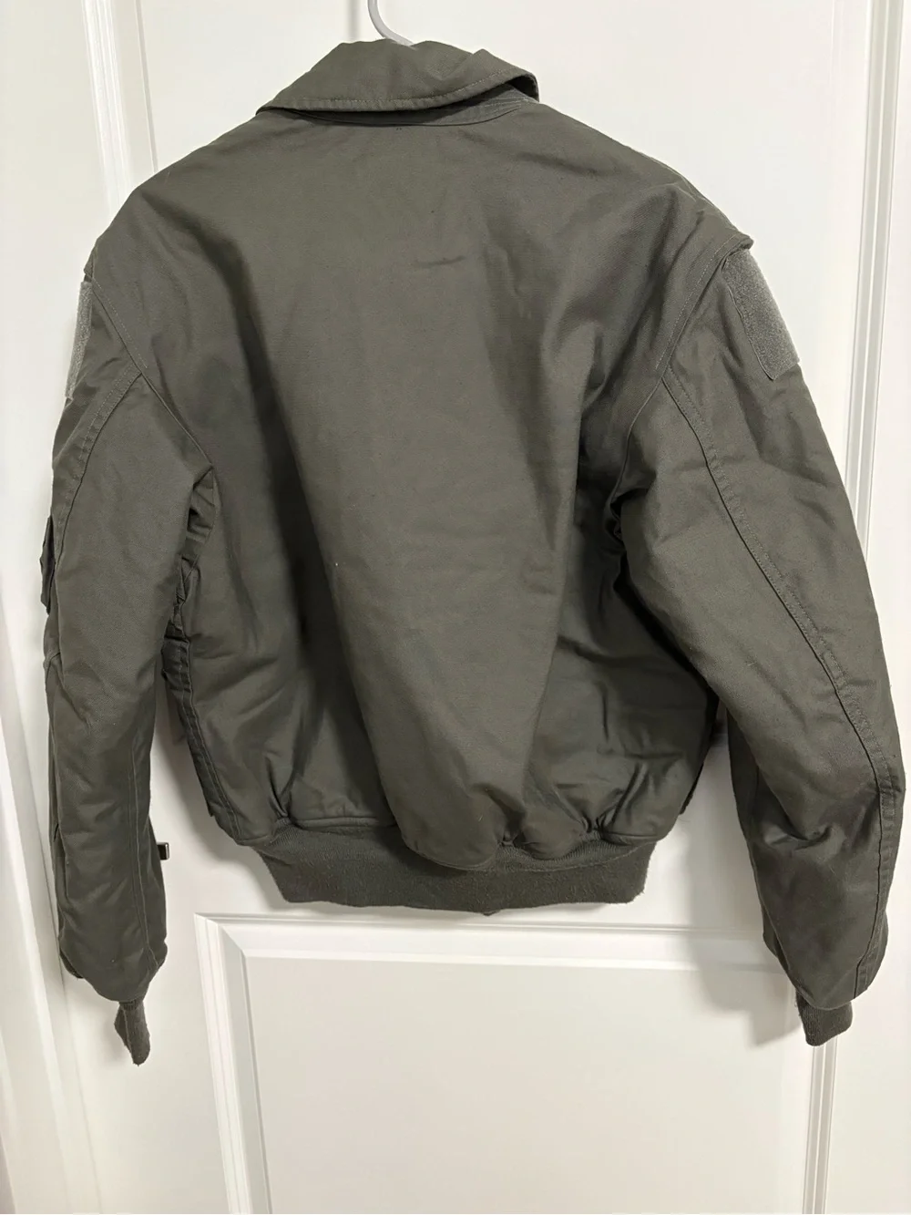 Olive Green Military Bomber Jacket
